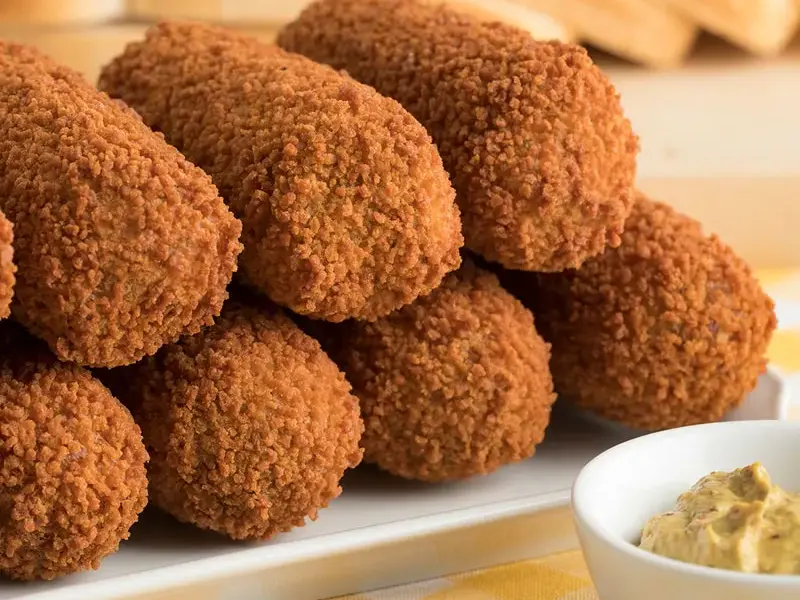 Koffietafel met kroket